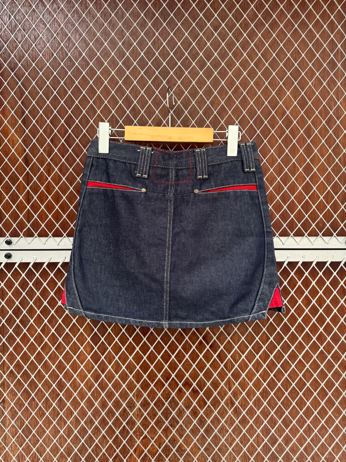 리바이스 엔지니어드 생지 데님 미니스커트 M 상품이미지4