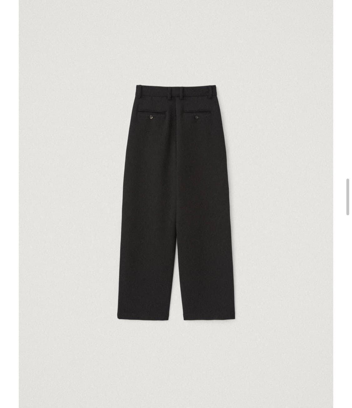 와이 이 wool slacks _Black 상품이미지4