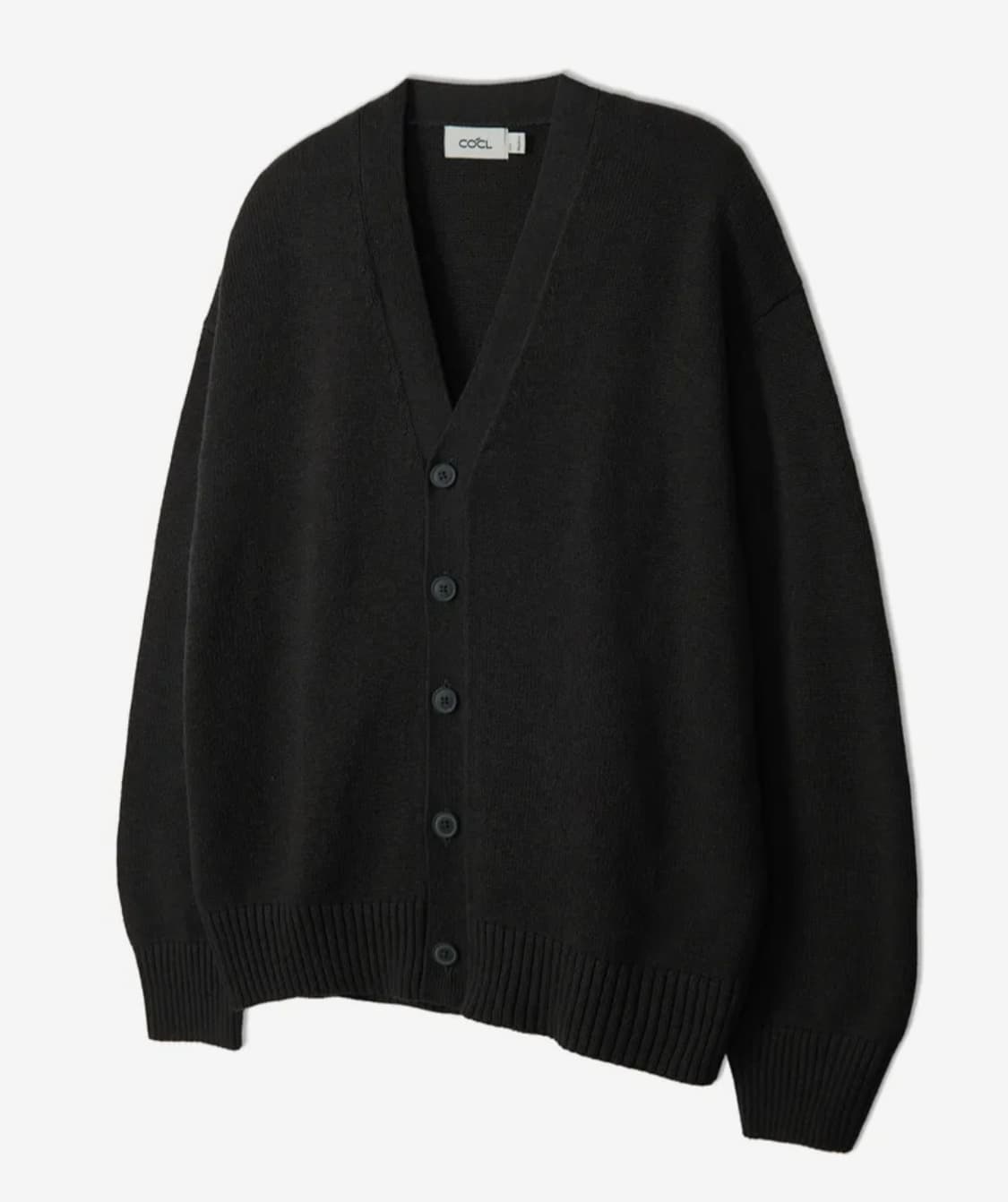 커스텀어클락 소프트 베이직 가디건 차콜 L 상품이미지1