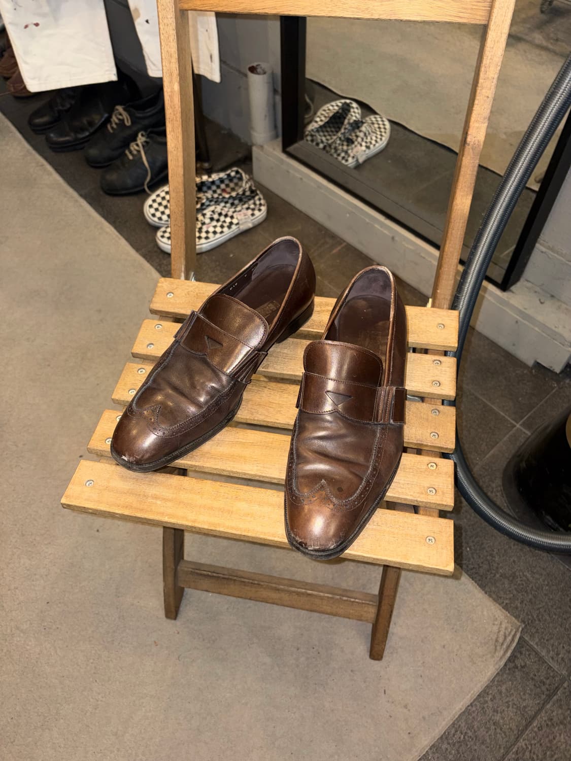 Salvatore Ferragamo Wingtip penny loafer 상품이미지4