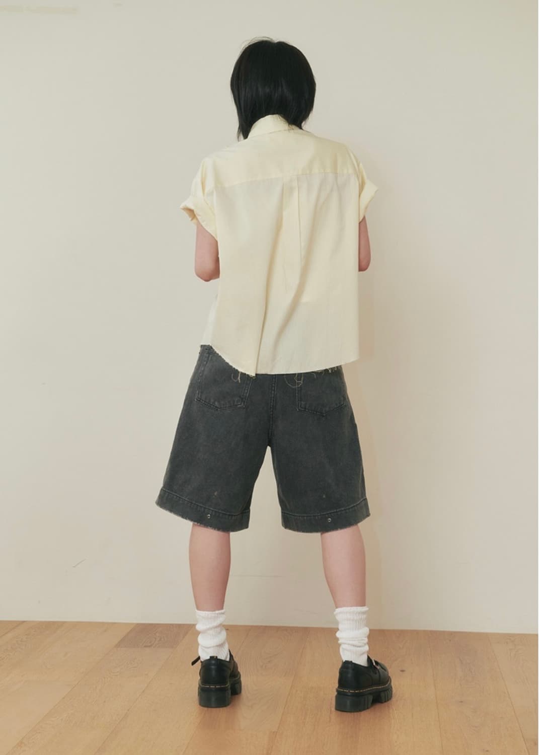 플리즈프로젝트 옥스포드 프릴 셔츠 레몬 상품이미지3