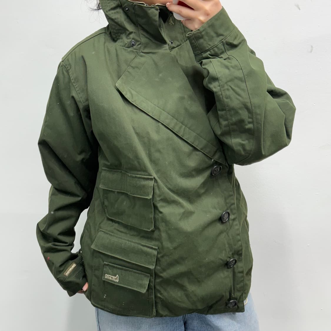 [M] 버튼 스노보드 재킷 상품이미지2