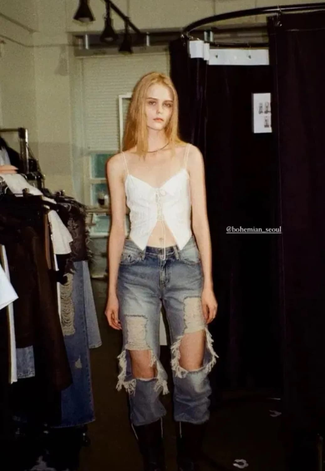 보헤미안서울 distressed pants s 상품이미지2