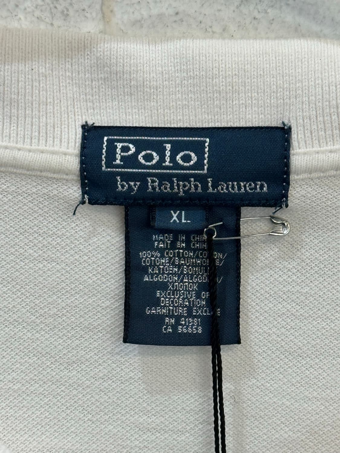 Polo Ralph Lauren White Big Fony Tee 상품이미지5