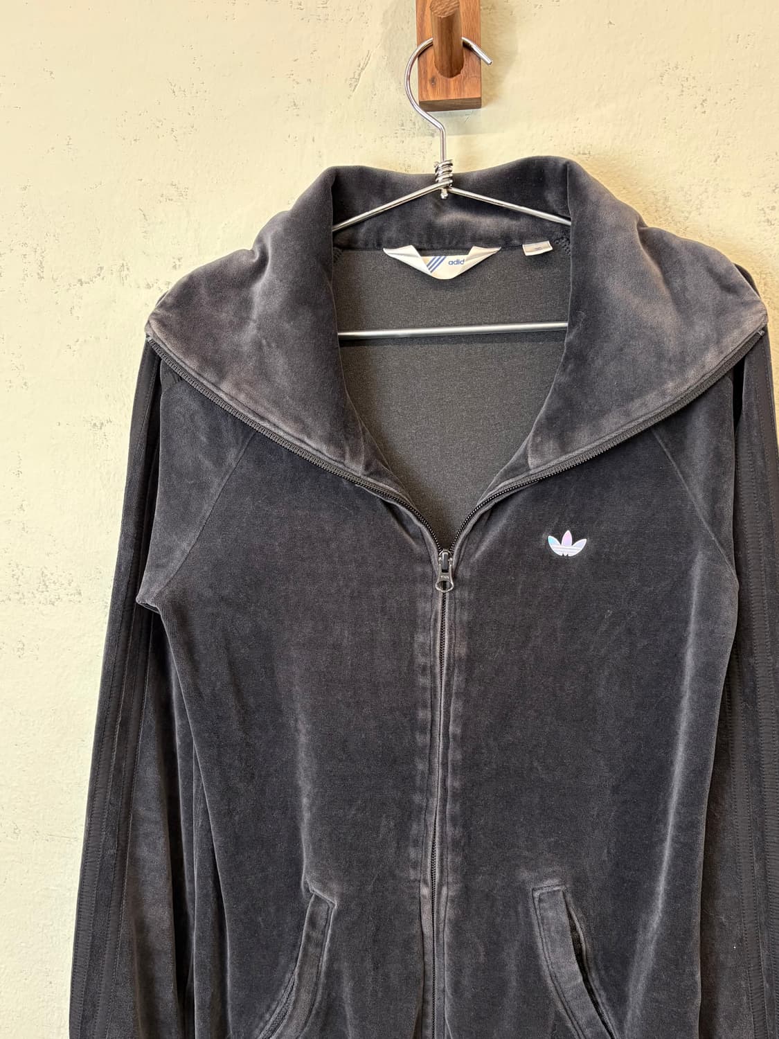 아디다스 빈티지 벨벳 트랙탑 져지 상품이미지4