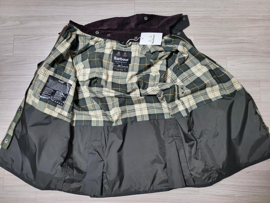 바버 비데일 왁스 자켓 세이지(36사이즈) 새상품 상품이미지7