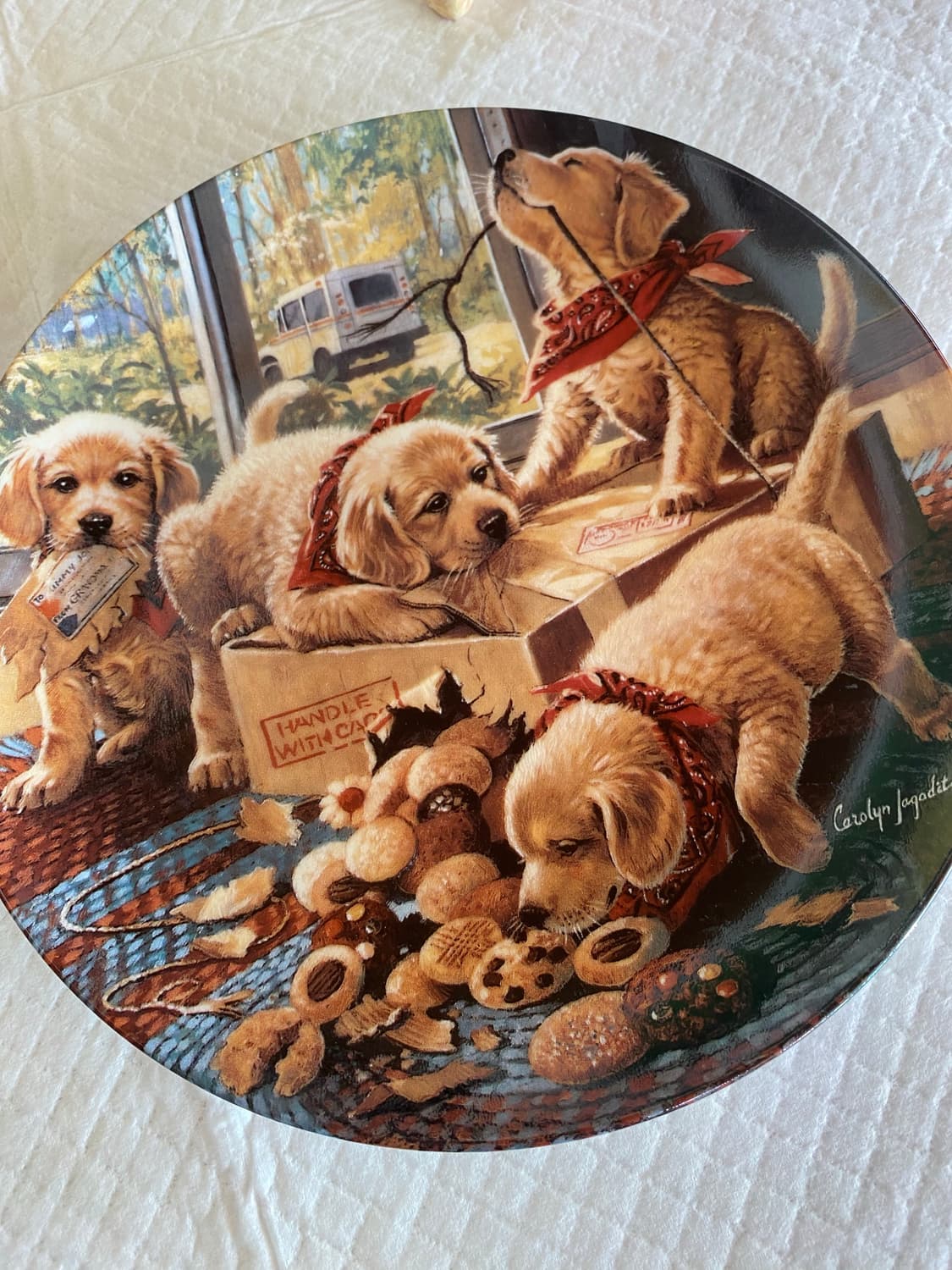 미국 빈티지 장식 접시 그릇 소품 상품이미지2