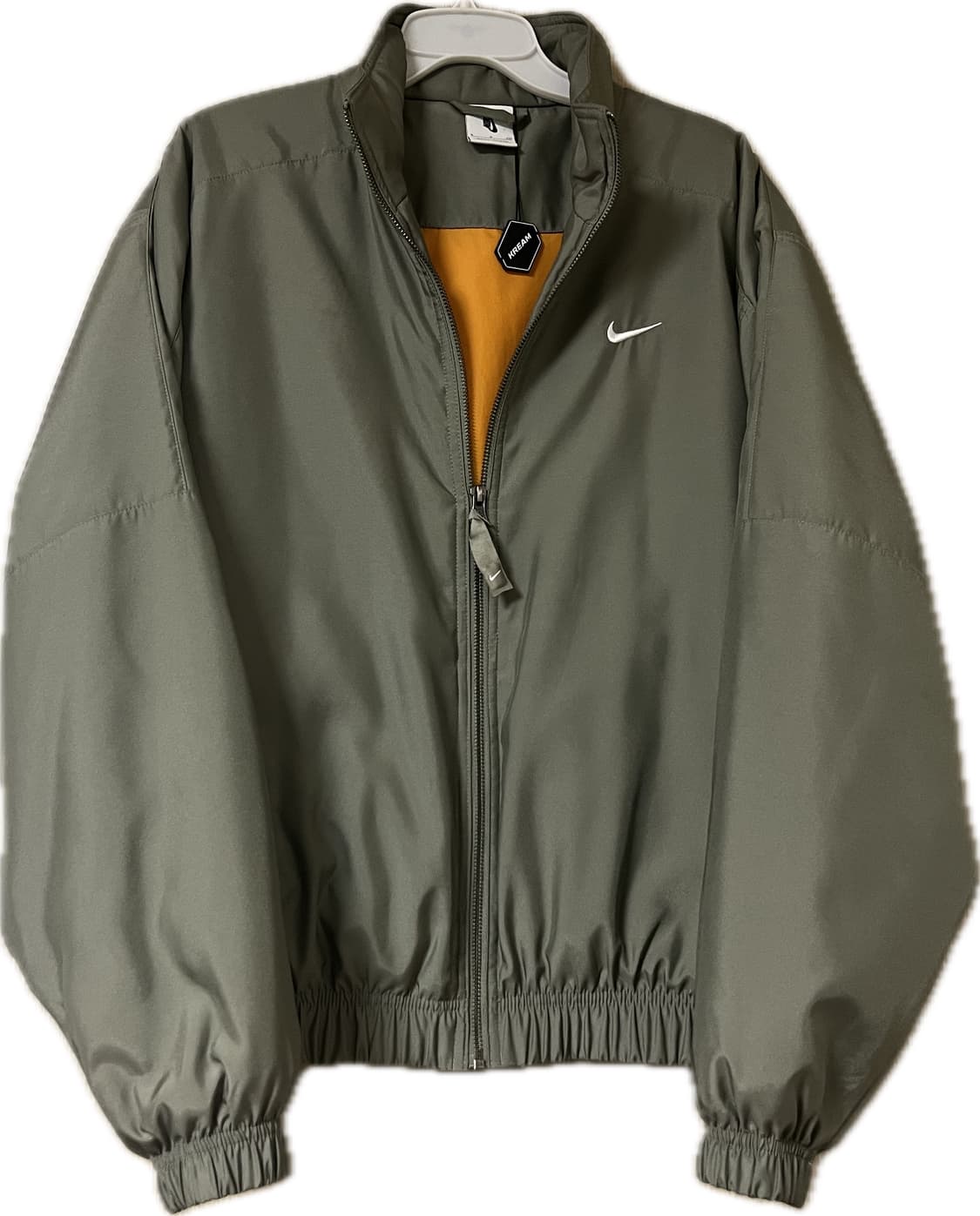 나이키 nrg 솔로 스우시 새틴 봄버 자켓 라이트 아미 (S) 상품이미지2