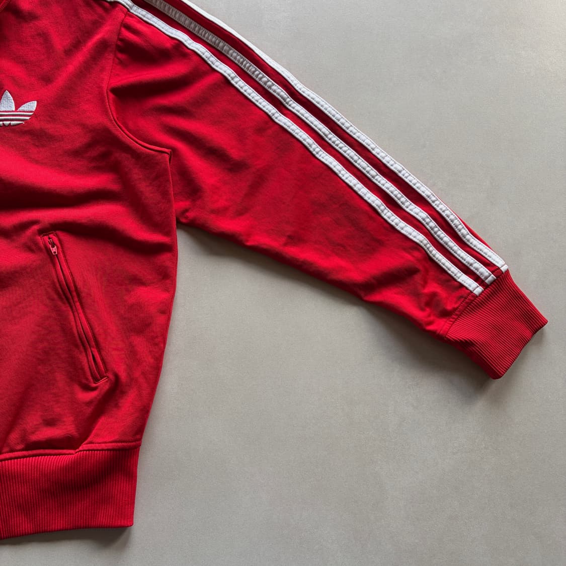 [S]아디다스 구형 파이어버드 레드 트랙탑 져지 상품이미지6