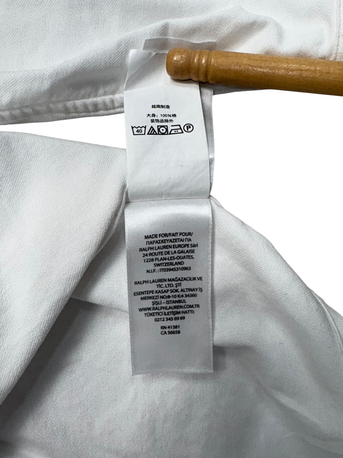 폴로 랄프로렌 커스텀핏 셔츠 화이트 상품이미지5