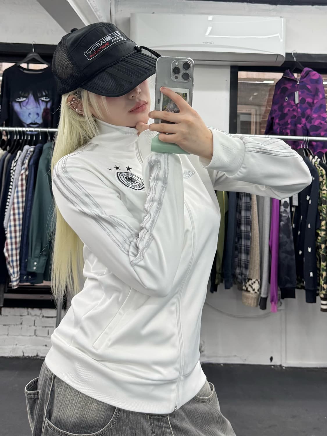 아디다스 독일 실버 져지 상품이미지1