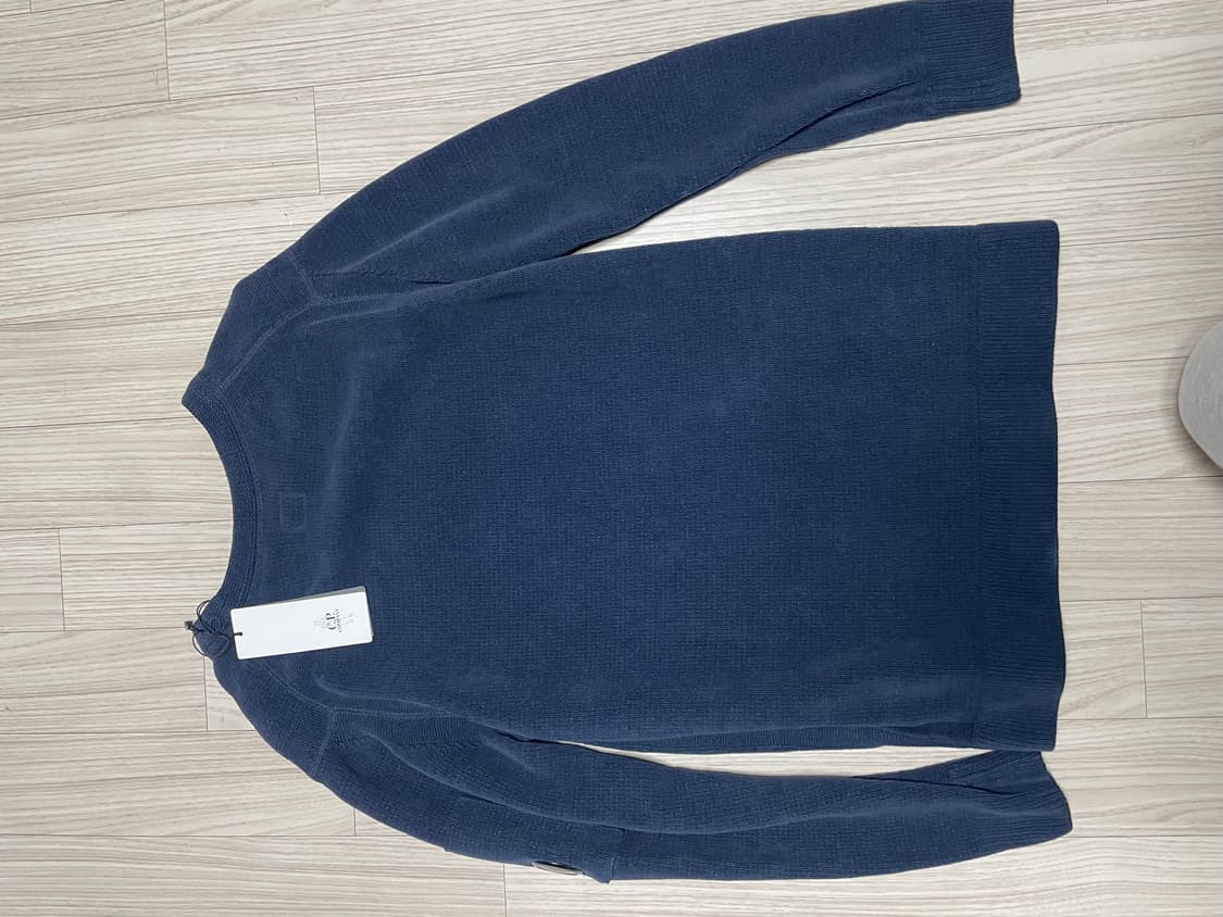 새상품) CP 컴퍼니 셔닐 코튼 니트 네이비 상품이미지5