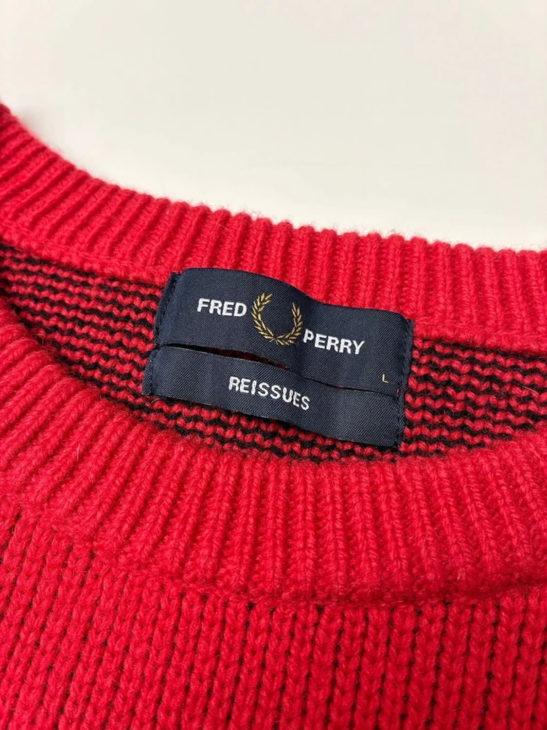 프레드페리 x REISSUES 21FW 메리노 울 스웨터 PN5194 상품이미지8