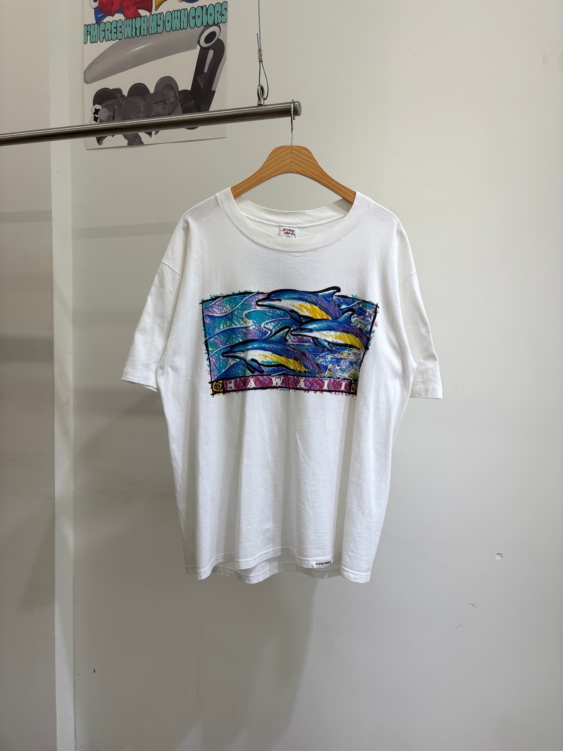 90's CRAZY SHIRT (Made in USA) 반팔티셔츠 상품이미지1
