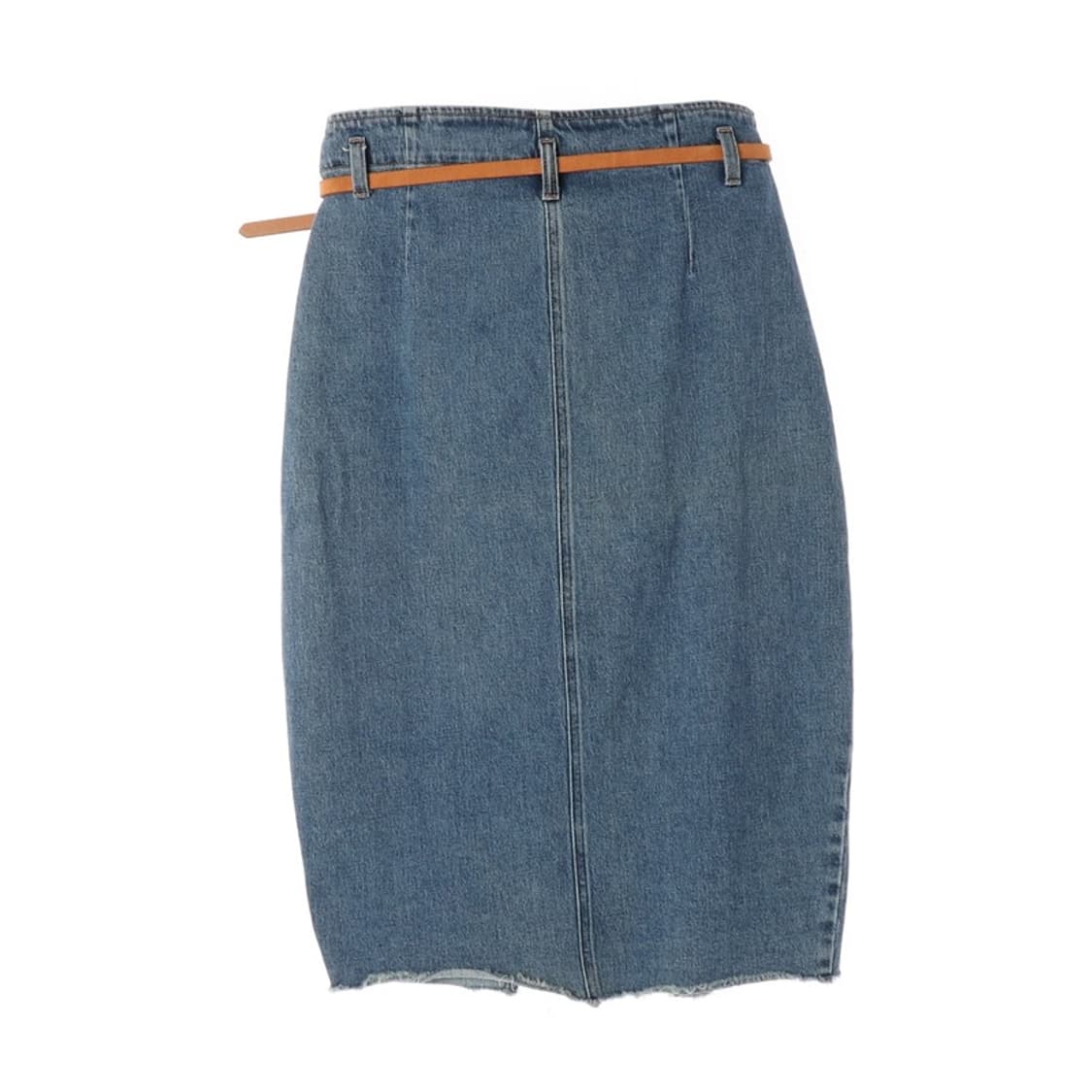 ZARA 프론트 슬릿 미디 데님 스커트 상품이미지2