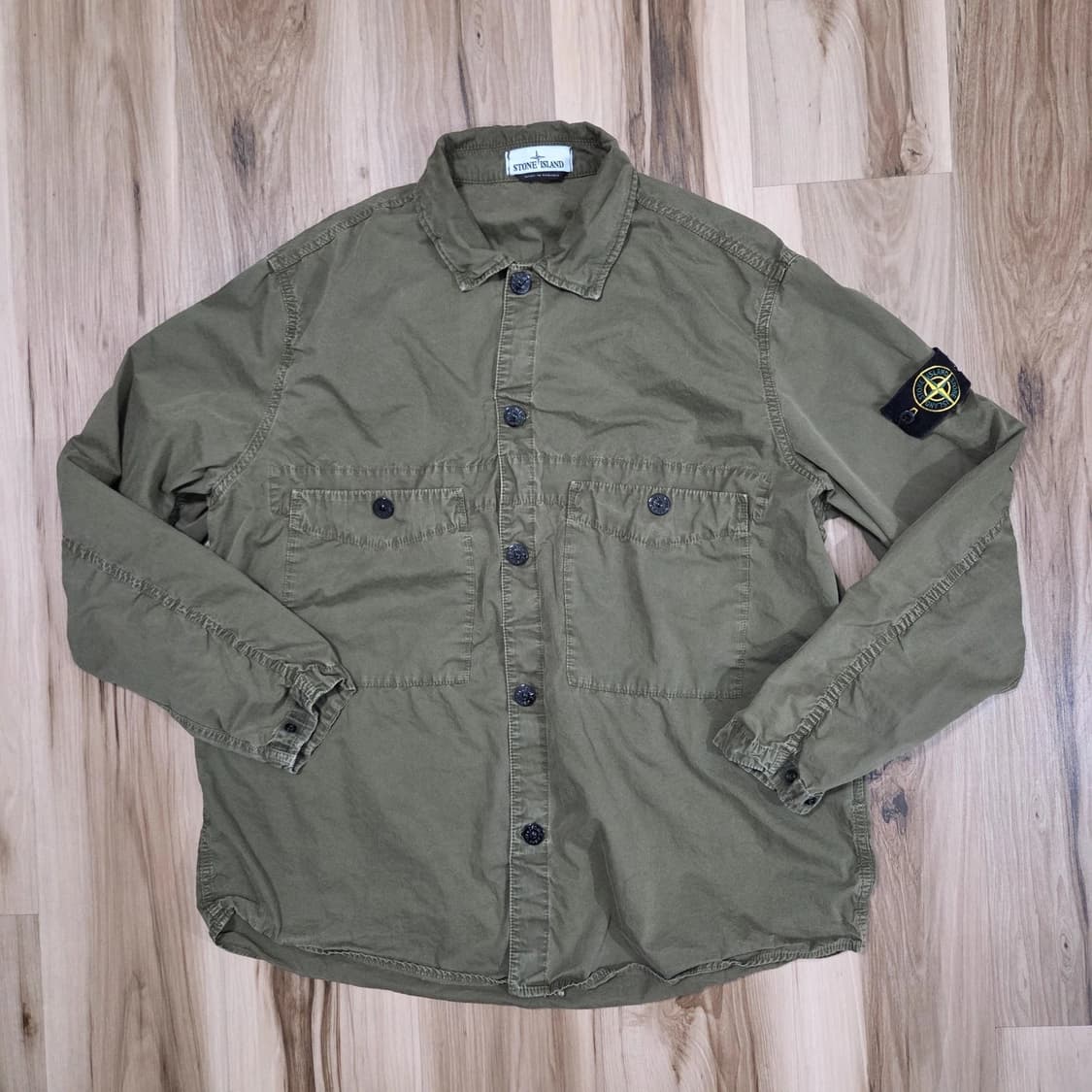 스톤 아일랜드 올드 이펙트 오버셔츠 상품이미지1