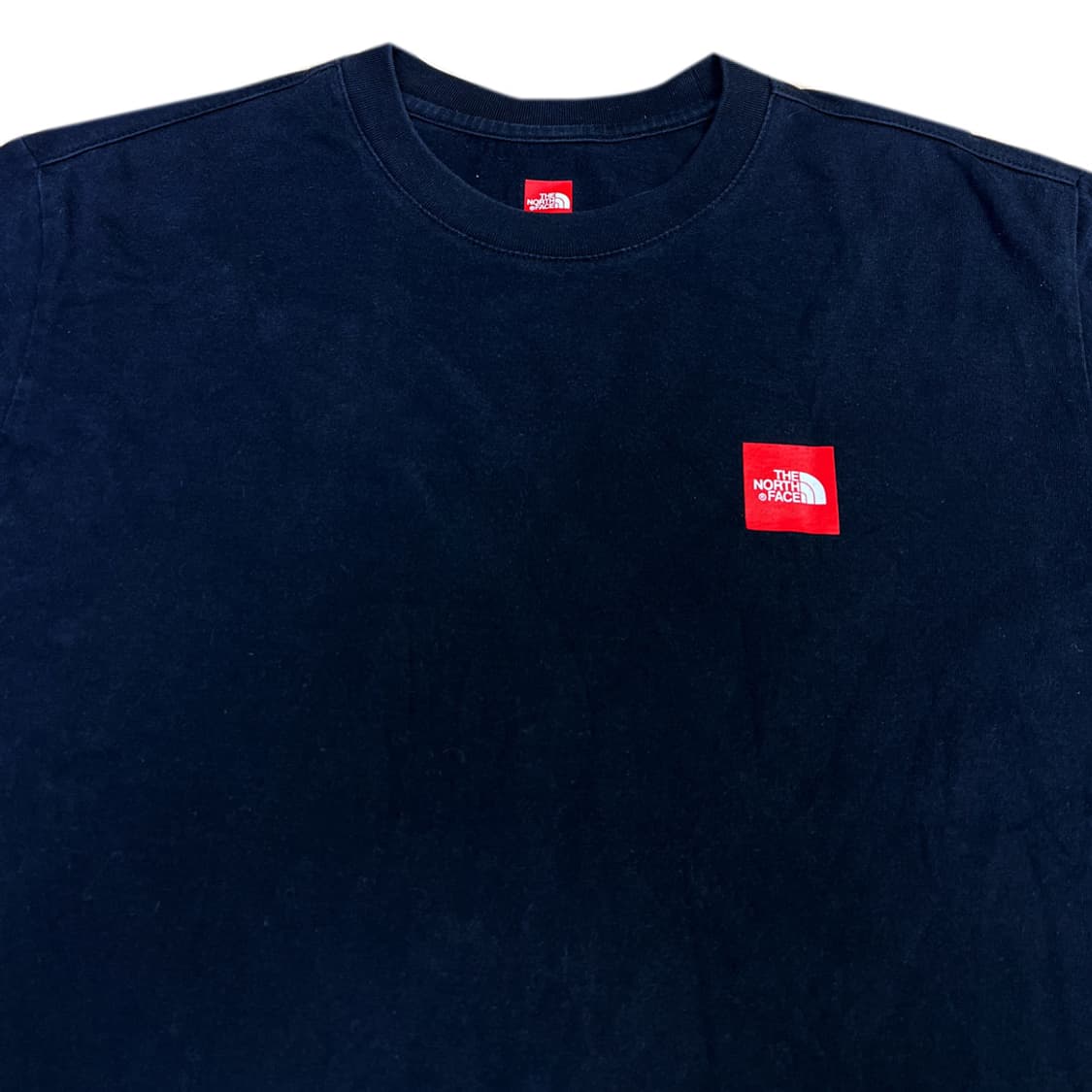 노스페이스 빅로고 진네이비 반팔티 상품이미지2