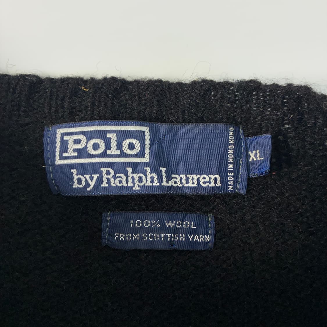 Polo 폴로 랄프로렌 90‘s 스코트랜드 램스울 니트 상품이미지4