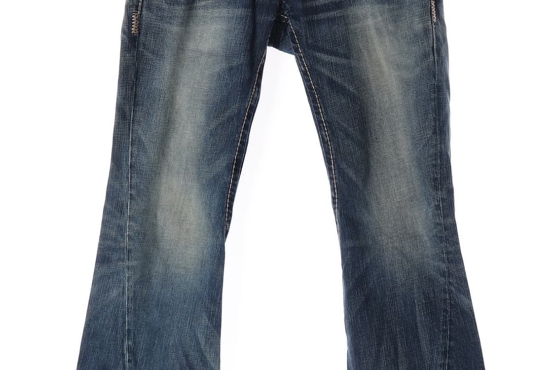 버커루 헤비 워싱 디스트로이드 부츠컷 데님 상품이미지4