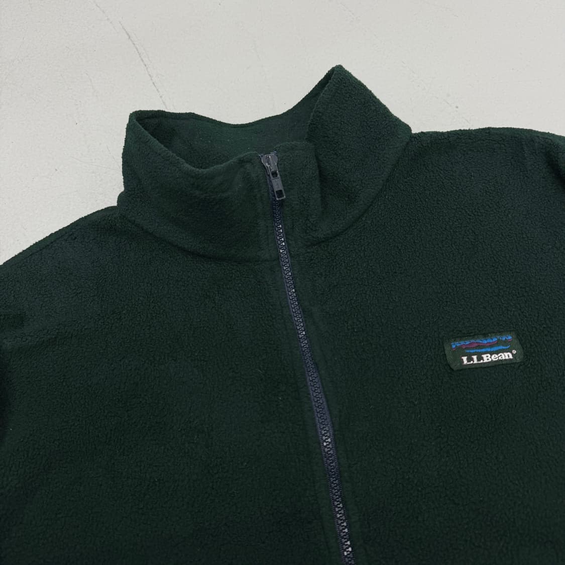 엘엘빈 90s 제팬 플리스 집업 자켓 그린 상품이미지3