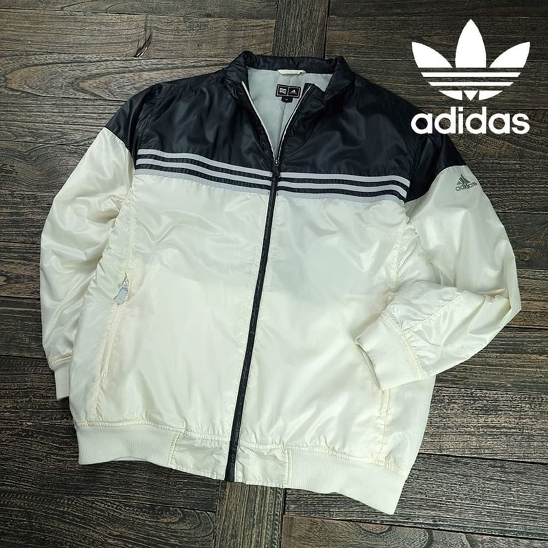 [아디다스] 00'S 빈티지 집업 바람막이 자켓 M19676 상품이미지1