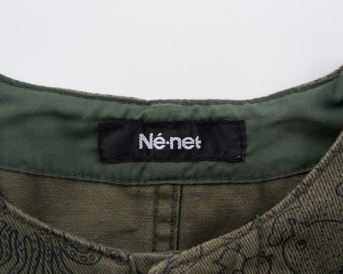 Ne-net 풀 패턴 포인트 포켓 원피스 상품이미지3