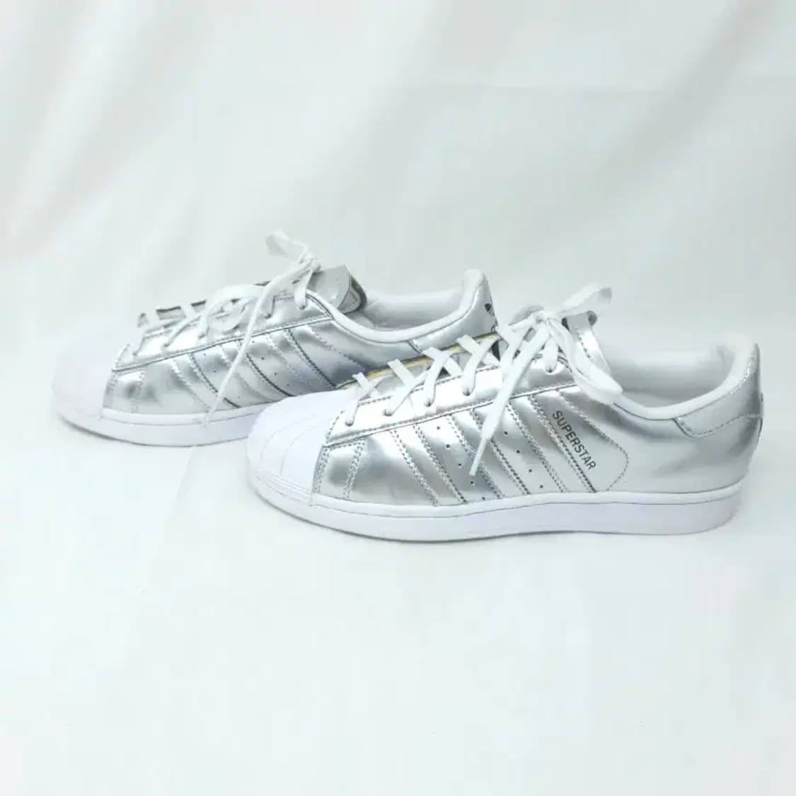 아디다스 슈퍼스타 은색 운동화 240mm 상품이미지4