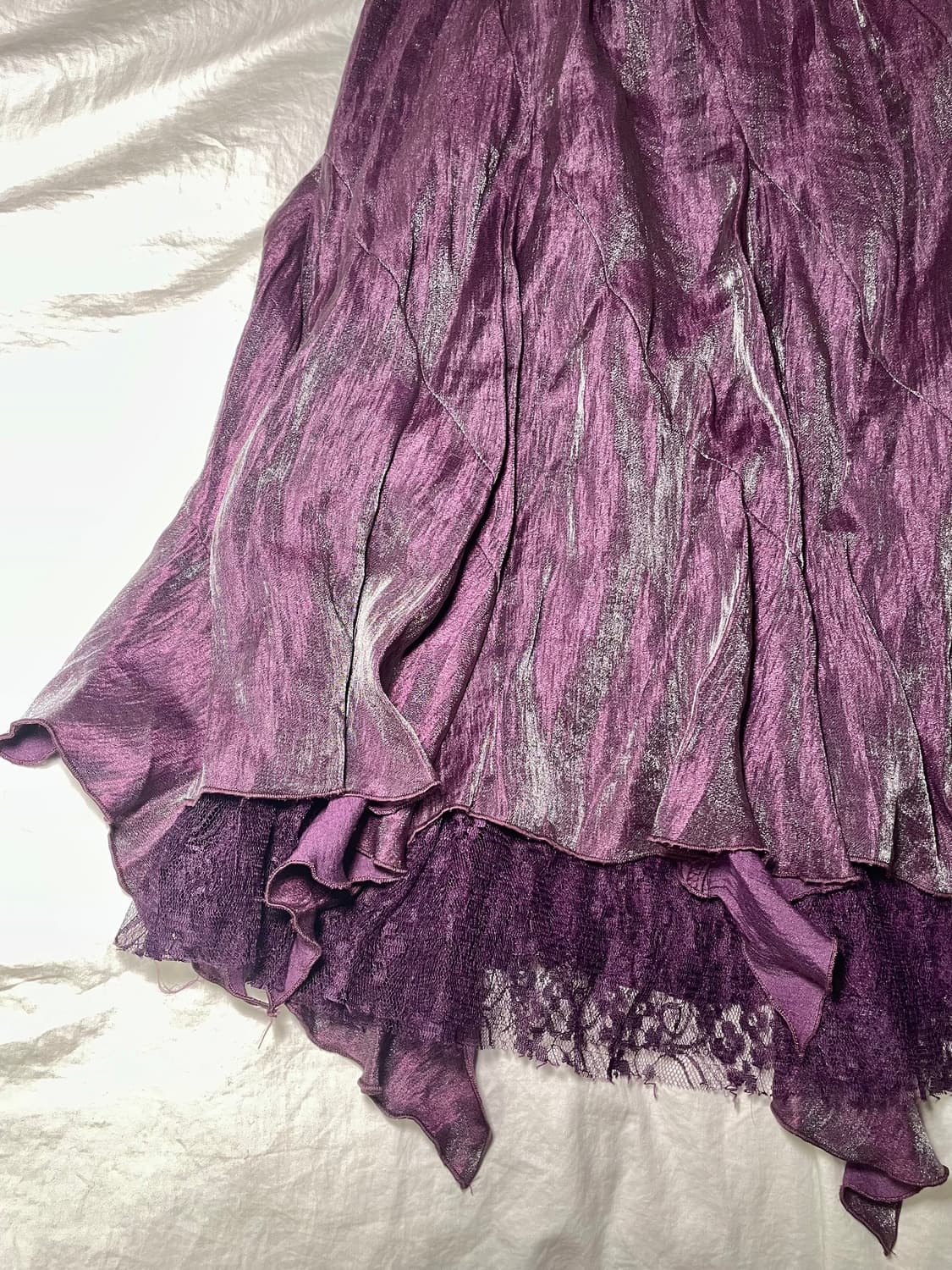 fairy grunge oriental purple skirt  상품이미지3