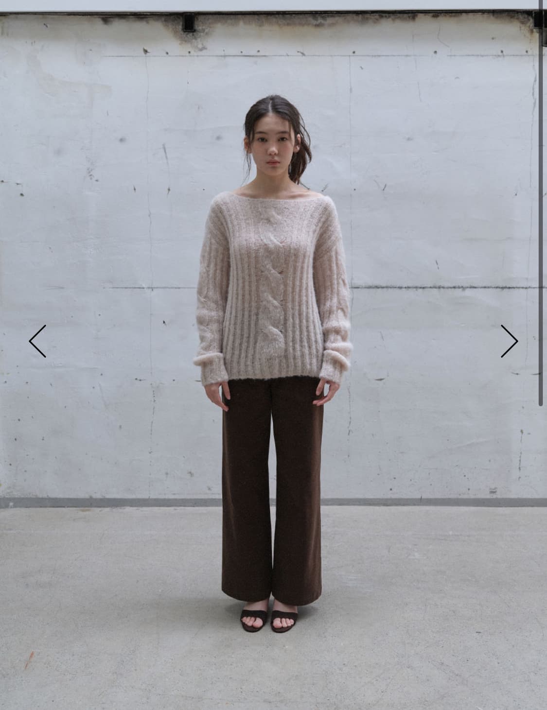 릴리코츠 리즈 케이블 Lizy Cable Knit 상품이미지2