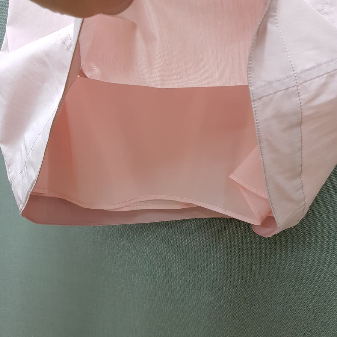 구호플러스 2025 스퀘어넥 미니 원피스 S사이즈 상품이미지4