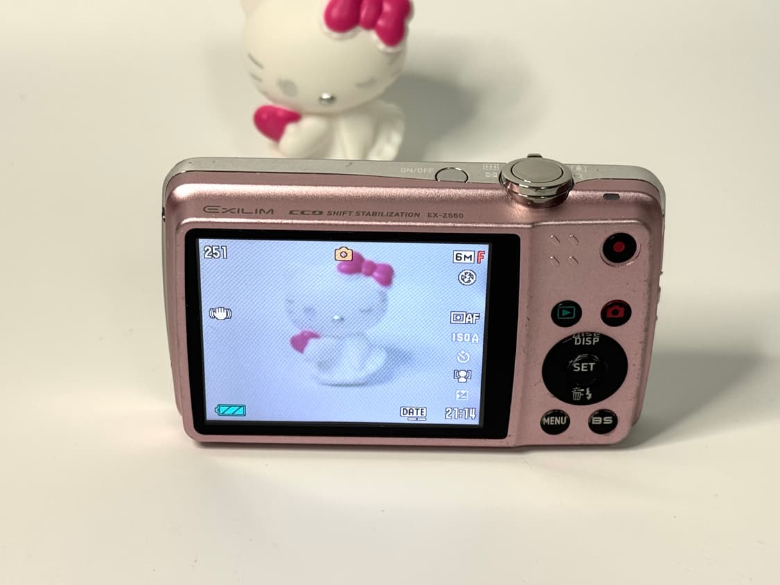 카시오 엑슬림 ex-550 핑크 디카 상품이미지6