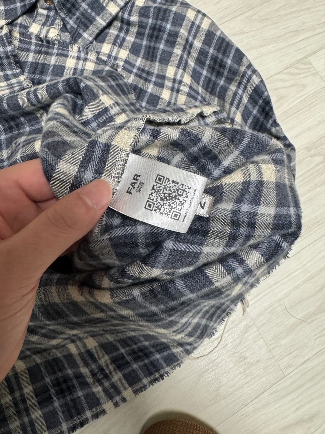 [2] 파프롬왓 파아카이브 플란넬 셔츠 상품이미지6