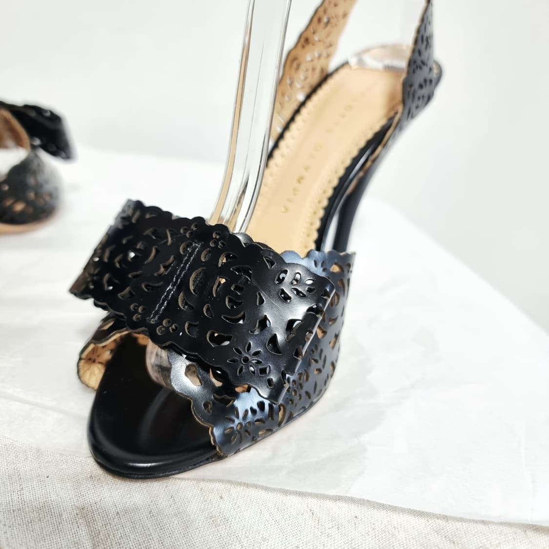 샬롯 올림피아 하이힐 오픈토힐 구두 (37/240) 상태좋음 상품이미지7