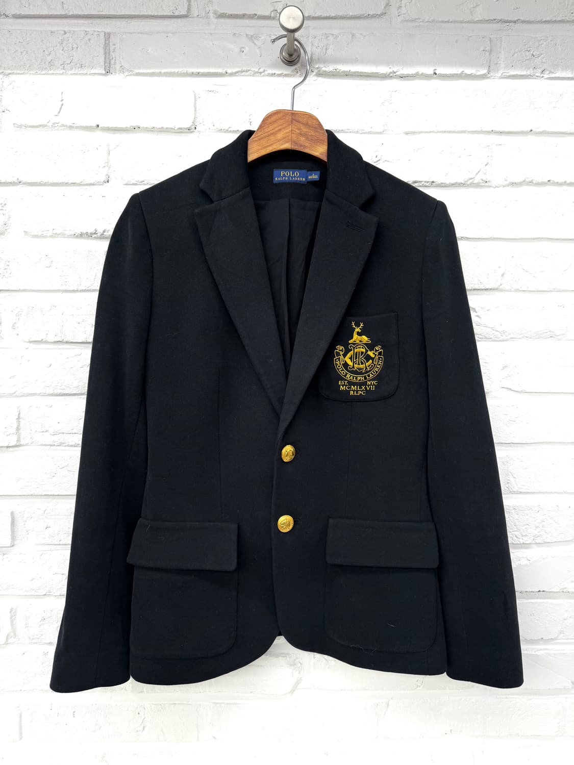 폴로 블랙 금장자켓 상품이미지3