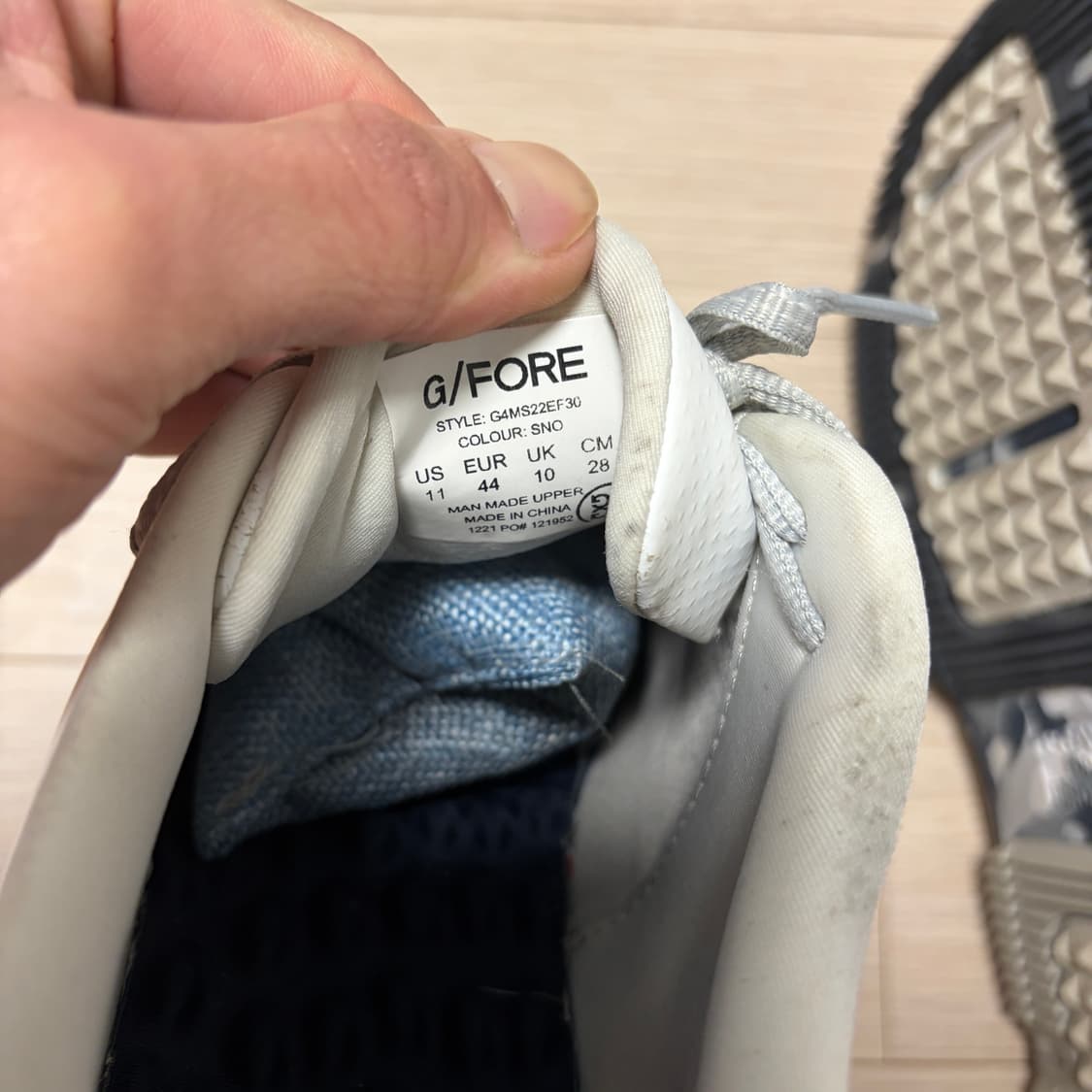 지포어MG4 화이트/밀리터리 골프화(280) 상품이미지5