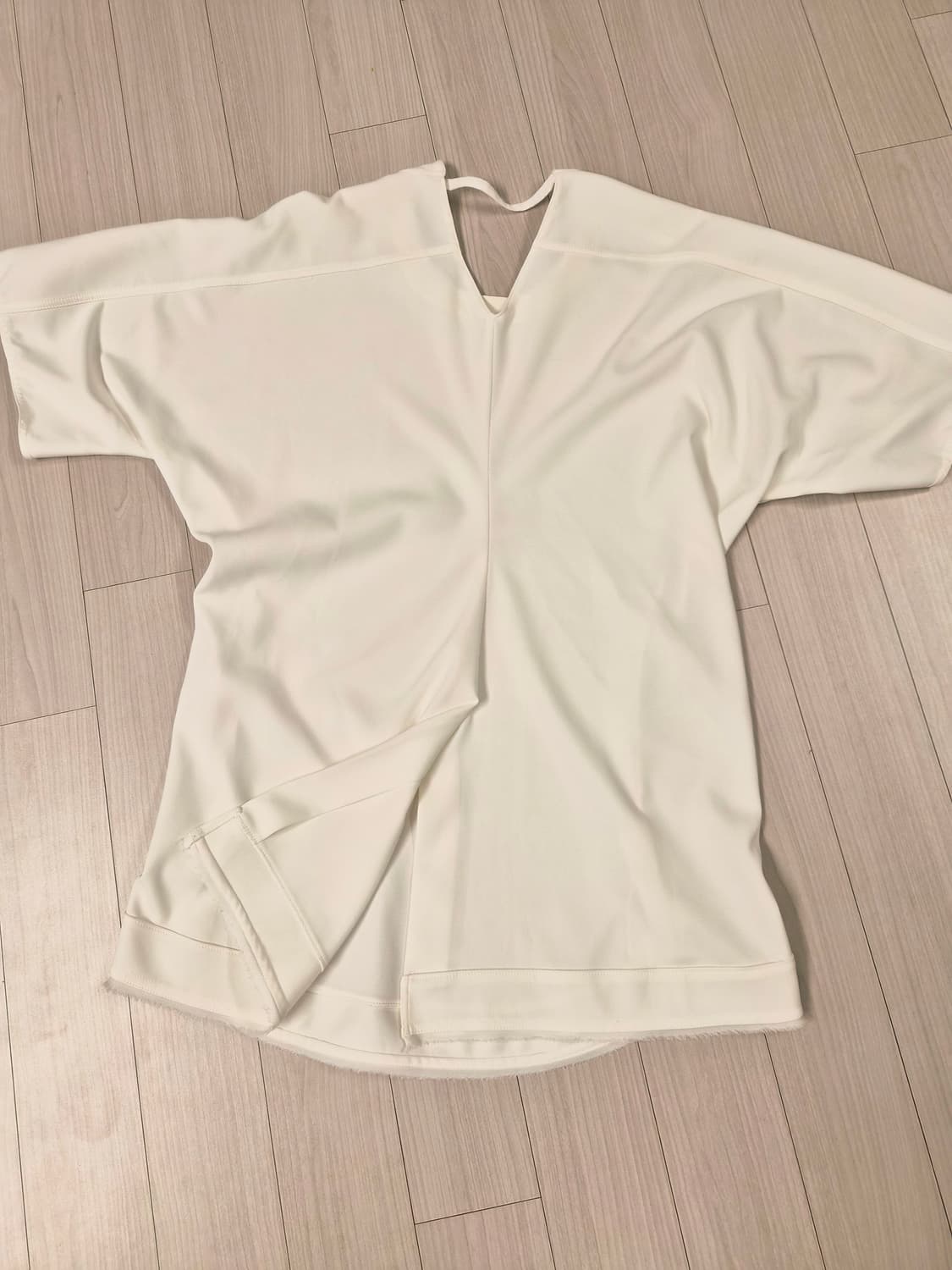 [SYSTEM] 시스템 백 스트랩 포인트 오버핏 반팔 티셔츠 상품이미지3