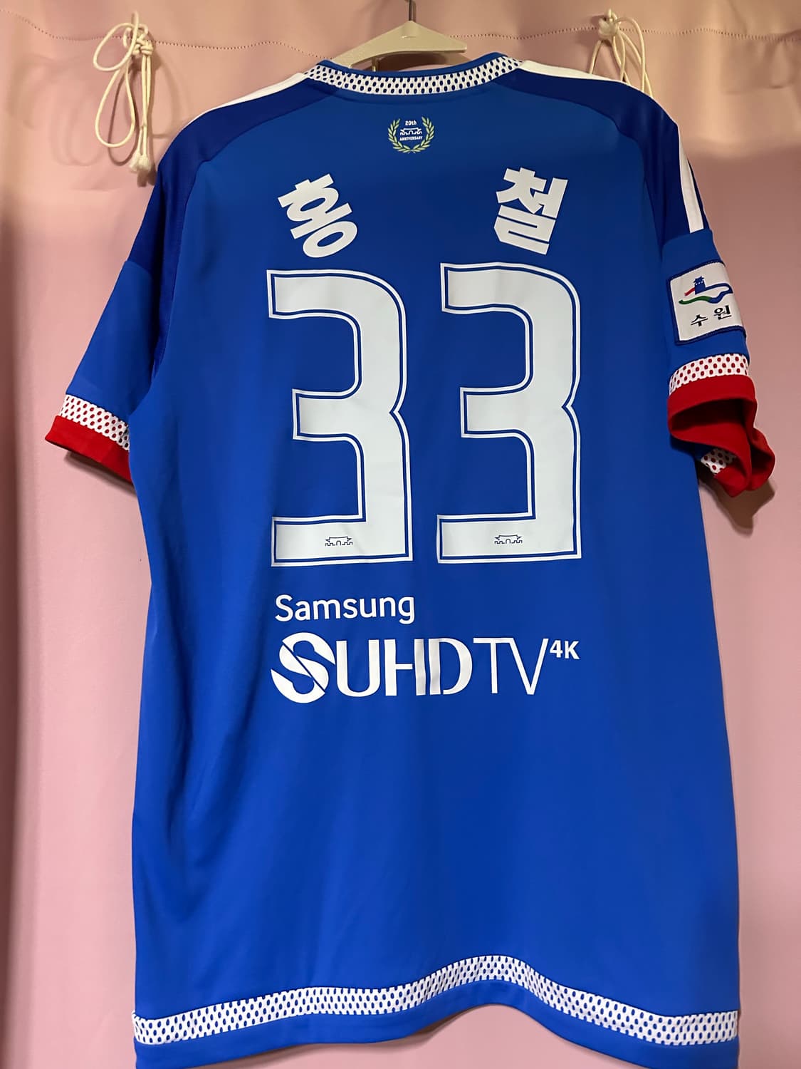 아디다스 수원 삼성 20주년 유니폼 아디다스반팔 아디다스 수원 삼성 홍철 상품이미지2
