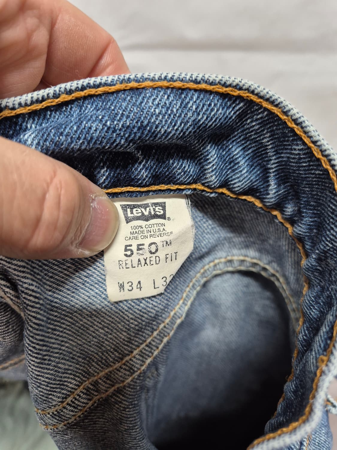 리바이스 550오렌지탭 미제 상품이미지6