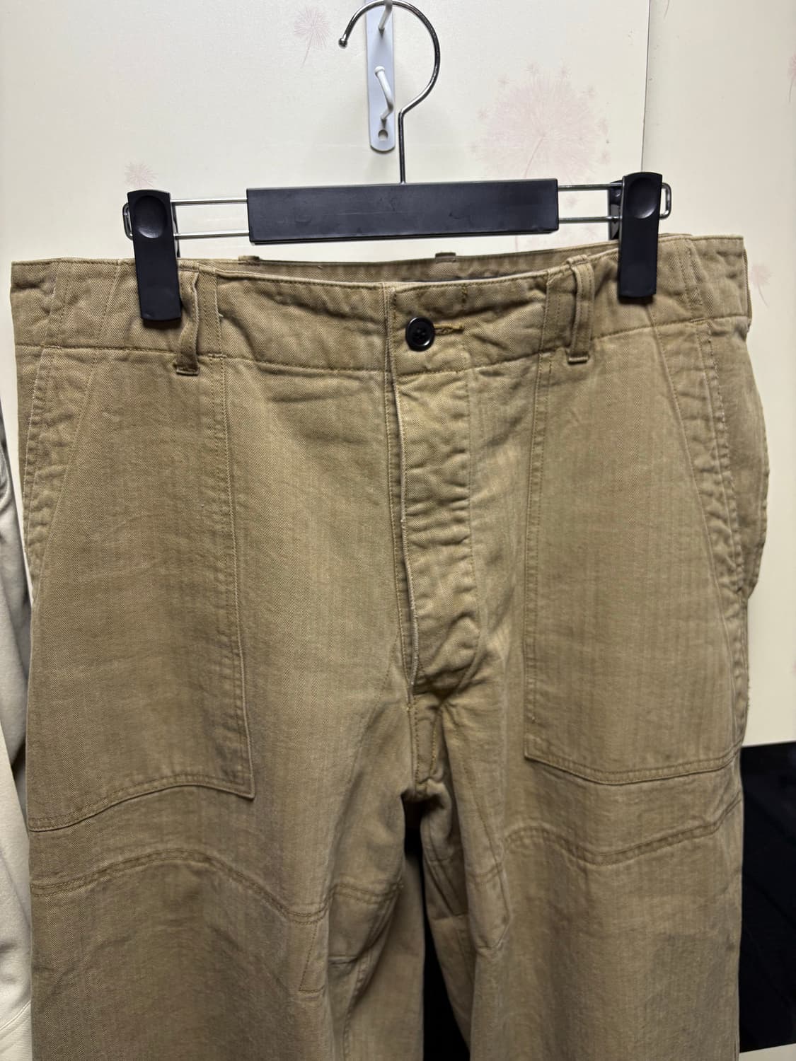 [44] 오베르쥬 어드레서 별주 베이커 팬츠 빈티지 카키 상품이미지8