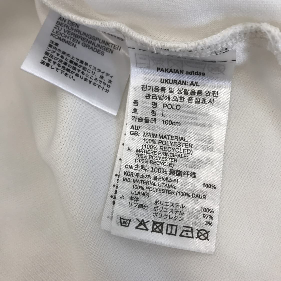 아디다스 오리지널 폴로 카라티 [L] 상품이미지5