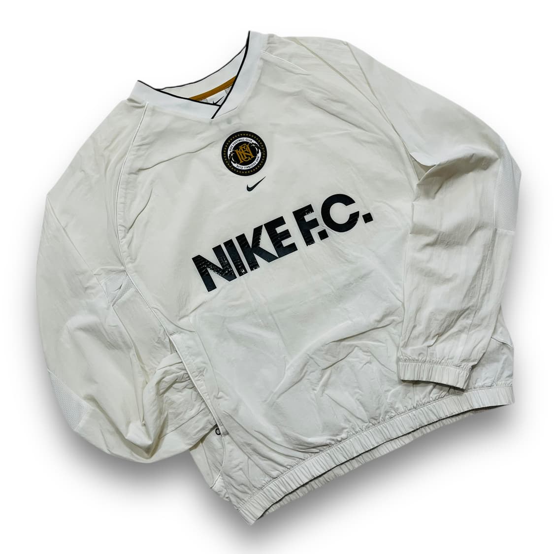 나이키 F.C 리펠 크루 화이트 우븐 웜업 상품이미지2