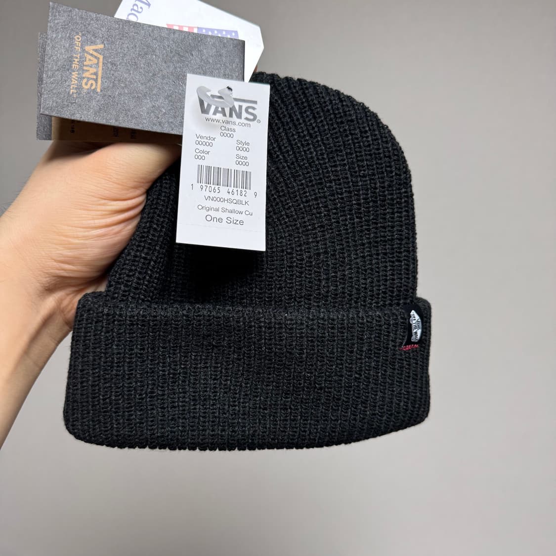 반스 오리지널 쉘로우 커프 비니 상품이미지2