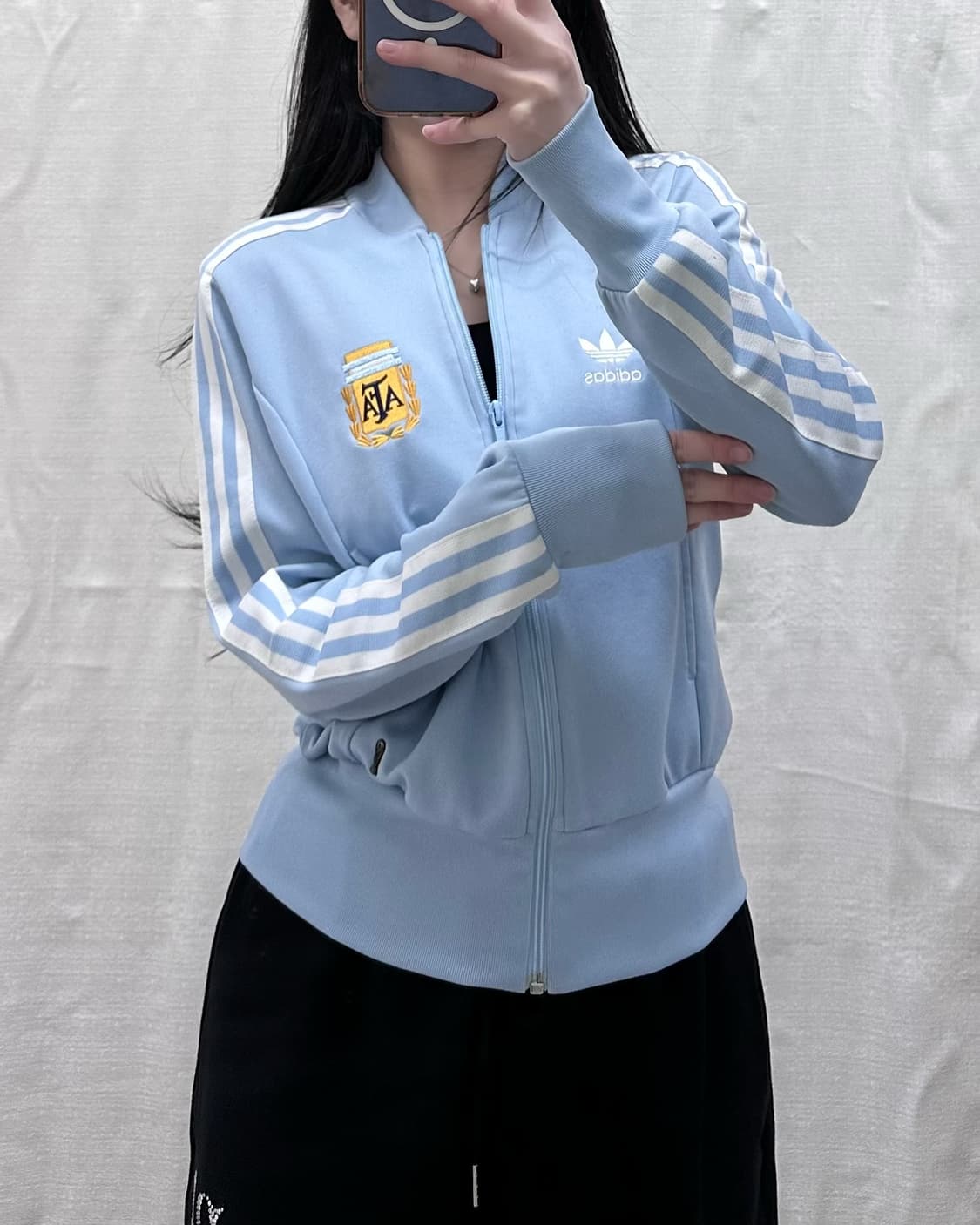 아디다스 아르헨티나 연하늘 축구 희귀져지 상품이미지1