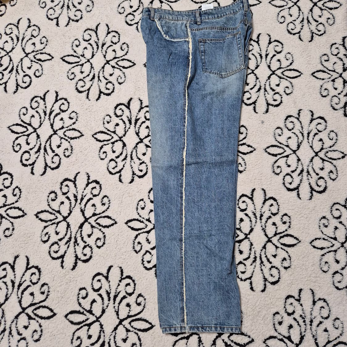 쿠어 컷오프 스플릿 데님 팬츠 상품이미지3