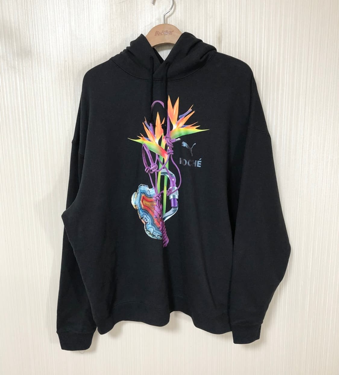 푸마X코쉐(코셰)KOCHE 콜라보후디/블랙 L(해외) 상품이미지1