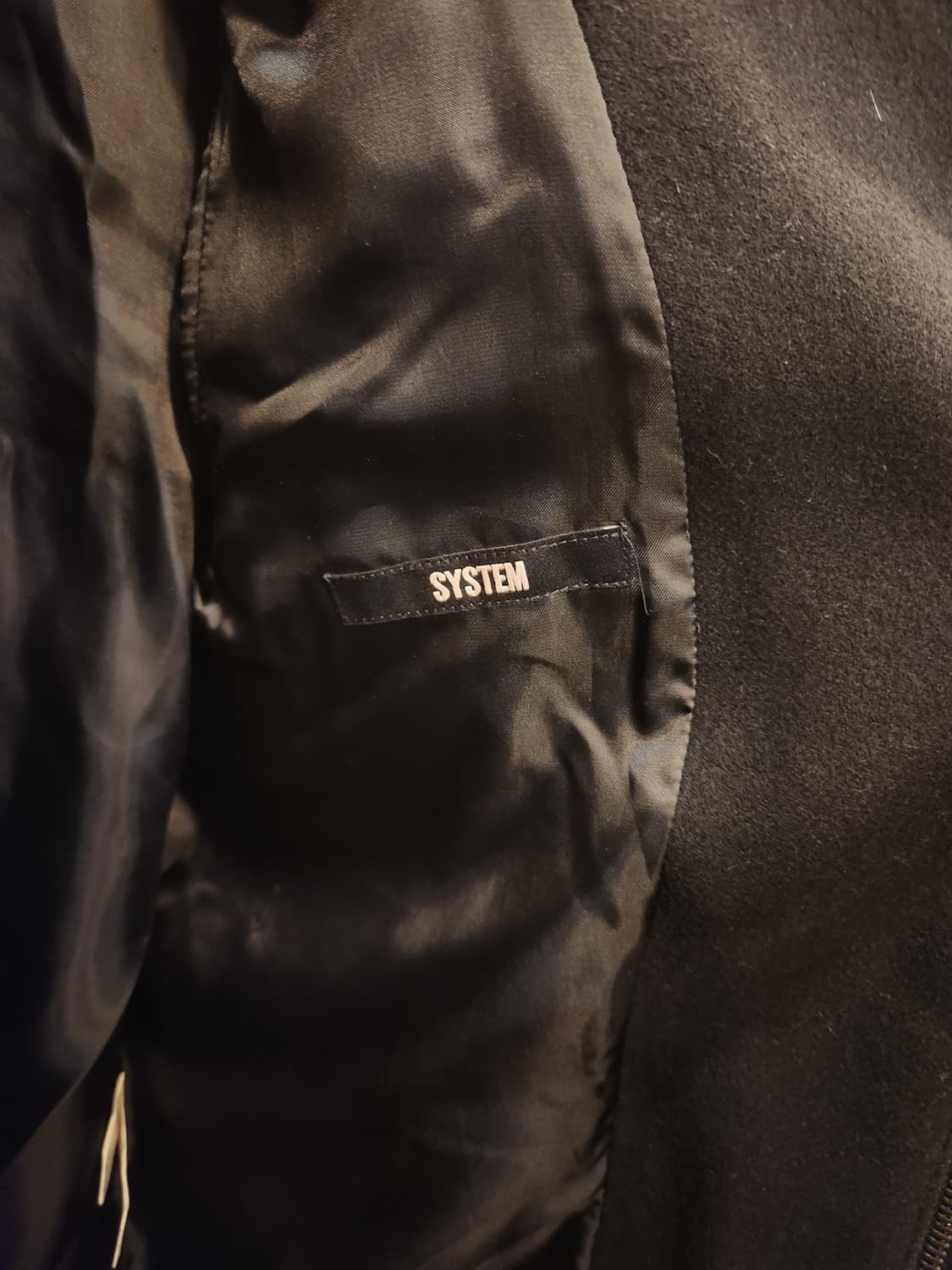 시스템 블랙 코트 상품이미지8