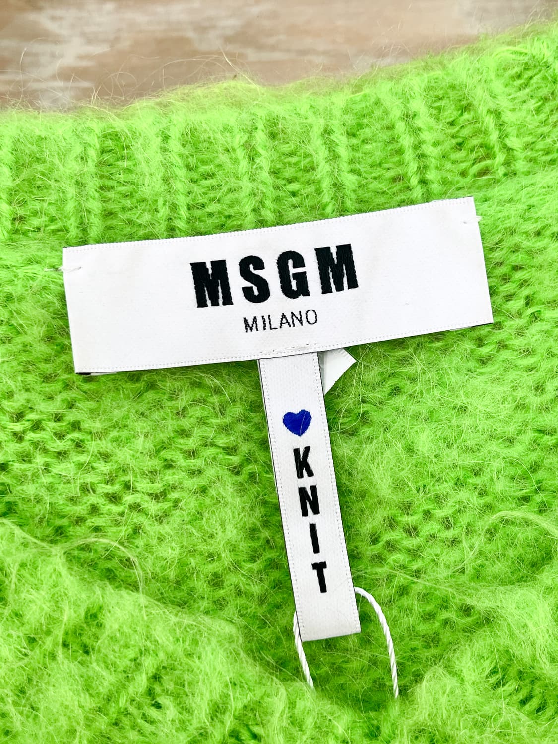 msgm 모헤어 아크릴 니트 상품이미지5