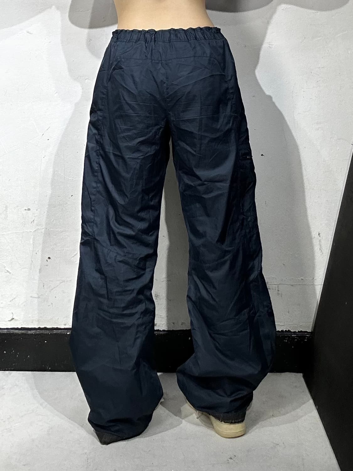 나이키 00s 네이비 스몰 스우시 힙합 댄스 트랙 팬츠 추리닝 바지 L 상품이미지3