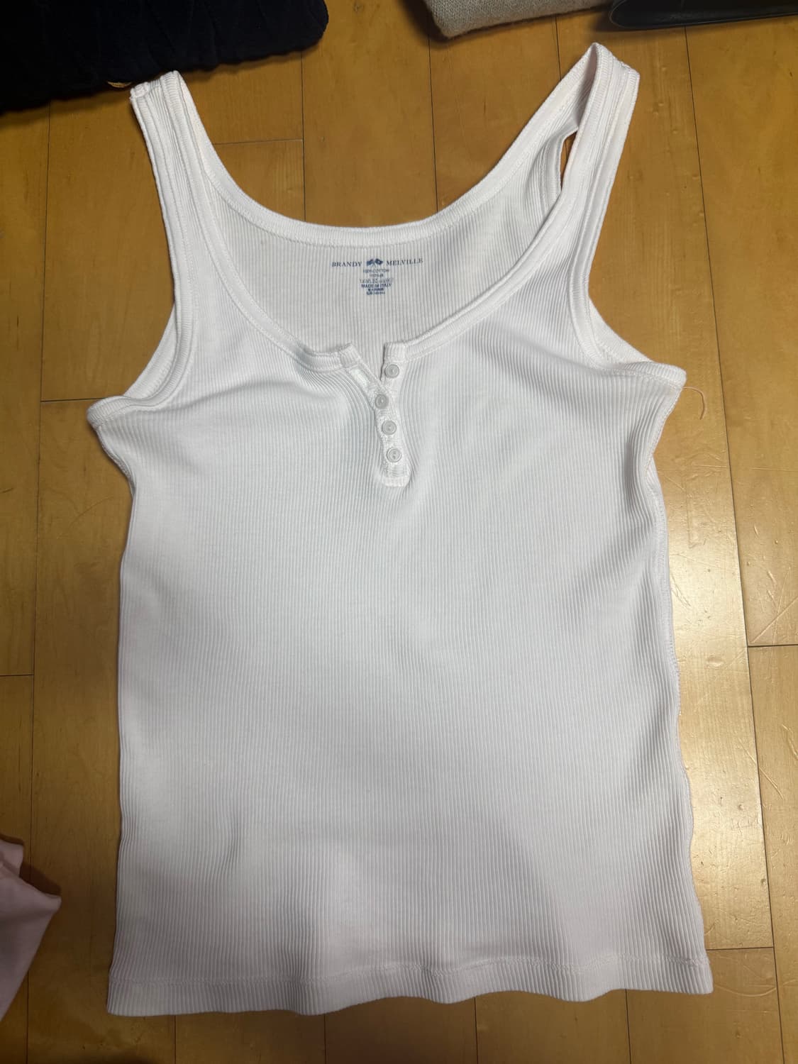 브랜디멜빌 진짜 연한 핑크 나시 상품이미지1