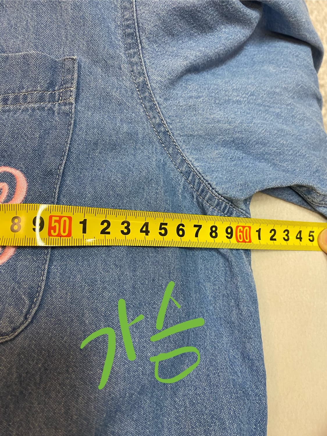 미국 빈티지 데님 셔츠 샴브레이 셔츠 xl 리바이스 스타일 상품이미지5